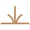 Ekena Millwork Richland Timber Gable Bracket, Western Red Cedar, 60"W x 38"H x 1 1/2"D x 3 1/2"F, 15/12 Pitch GBW060X38X0204RIC00SWR - alternate 1